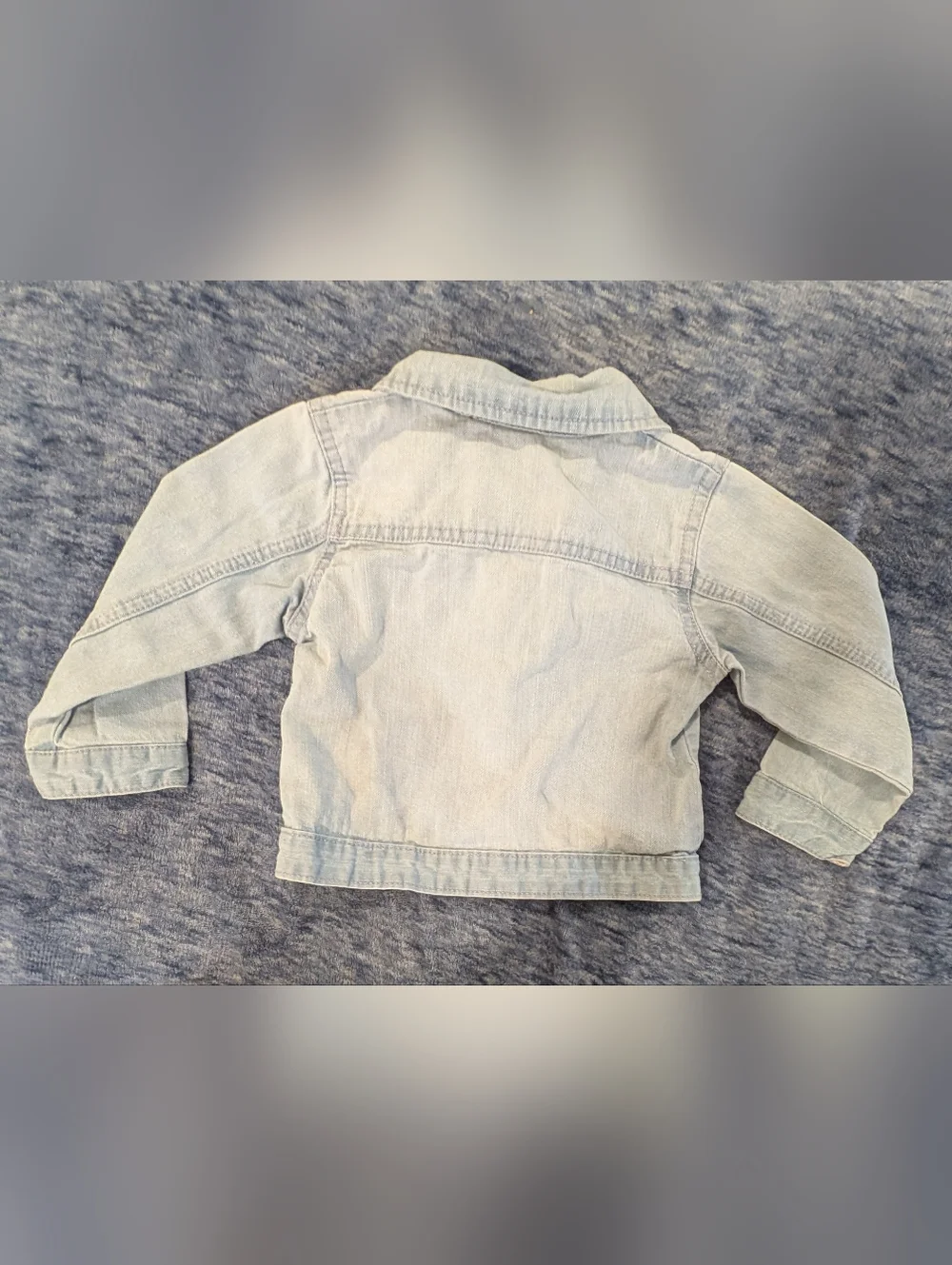 Carter's 24M Floral Baby Onesie & Light Denim Jacket Set